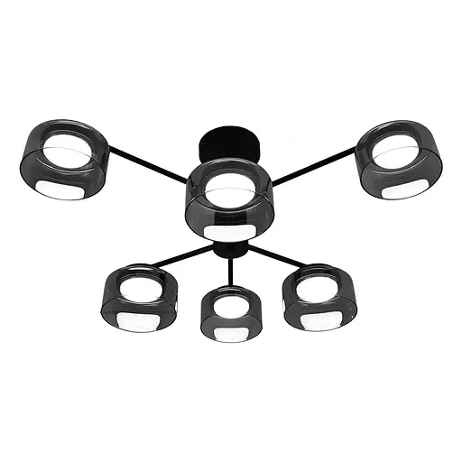 Світильник стельовий Ardero ML490-6 під лампу чорний - фото 1