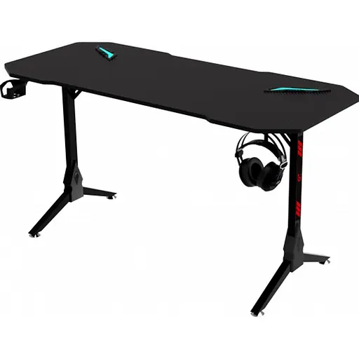 Комп'ютерний ігровий стіл GT Racer T-1211 Black [125760]