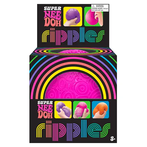 Игрушка-антистресс NeeDoh серии Super Яркие кружочки розовые (RSPND-2) - фото 3