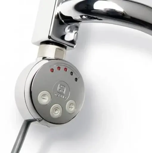 ТЕН для рушникосушки Terma MEG з електронним термостатом 800W Chrome + трійник 30412 - фото 5