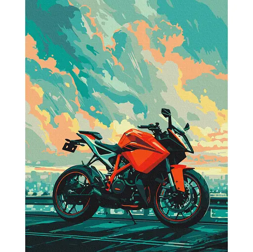 Картина за номерами "Байк" BS54129, 40х50 см