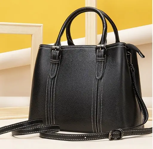 Сумка кожаная женская Vintage 29х22х11.5 см sum0012851 - фото 6