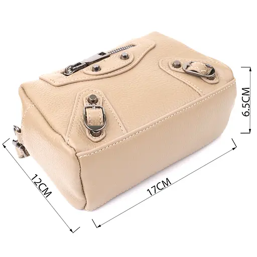 Женская сумка Vintage из натуральной кожи 17х12х6.5 см sum0027605 - фото 3