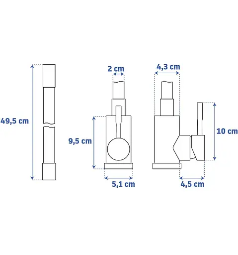 Смеситель для кухни Rea Clever black gold REA-B5219 Черный - фото 5