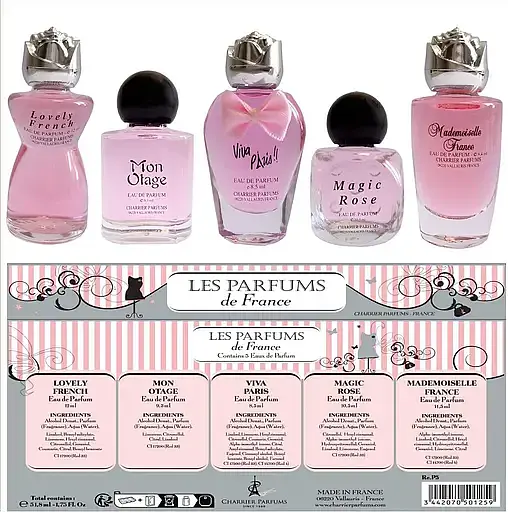 Набор миниатюр парфюмированой воды Charrier Parfums Collection Fashion 49.7 мл - фото 3