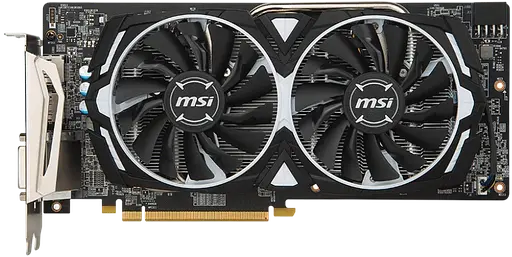 Видеокарта AMD Radeon RX 580 8GB MSI Armor (RX 580 ARMOR 8G) Б/У - фото 1