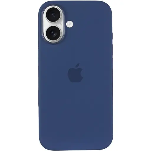 Чехол Epik Silicone case AAA с Magsafe и анимационной кнопкой для Apple iPhone 16, 6.1 Denim - фото 2