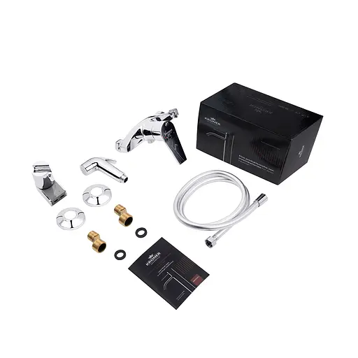 Змішувач для гігієнічного душу зовнішнього монтажу 150 мм Kroner KRP Enzo - C052 CV023609, Хром - фото 6