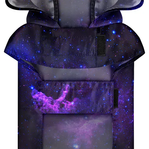 Дощовик-накидка з капюшоном для собак Waudog Clothes, малюнок "NASA21", XXS, А 23-26 см, B 30-36 см, С 15-20 см [CD] - фото 5