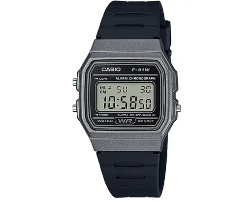 Кварцевий чоловічий годинник Casio оригінал Японія Collection F-91WM-1BEF