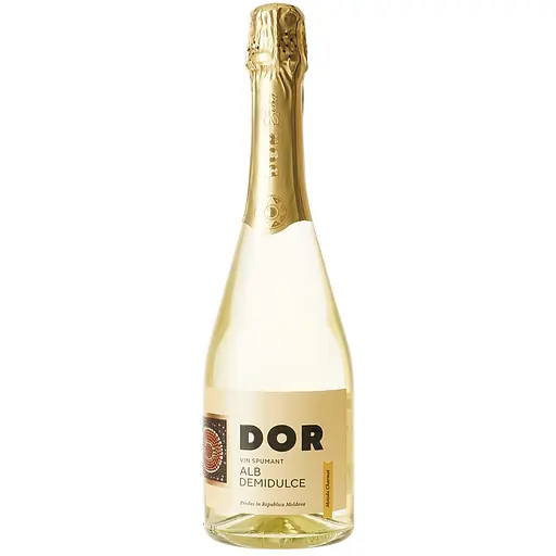 Вино игристое Bostavan Dor, белое, полусладкое, 10,5%, 0,75 л (738562) - фото 1