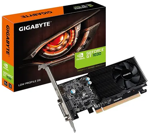 Видеокарта Gigabyte GT 1030 2GB (GV-N1030D4-2GL) (GDDR4, 64 bit, PCI-E 3.0 x16) - фото 3
