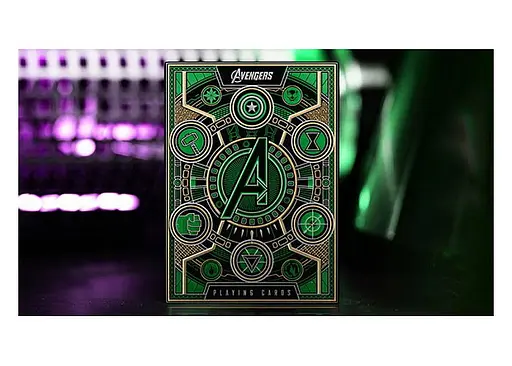 Карты игральные United States Playing Card Company Theory11 Avengers (green) (PC_T11AVEG) - фото 8