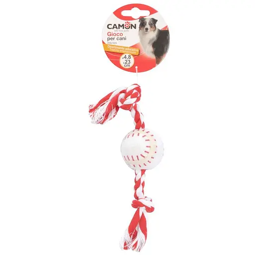 Игрушка для собак Camon канат грейфер со спортивными мячами в ассортименте - фото 2