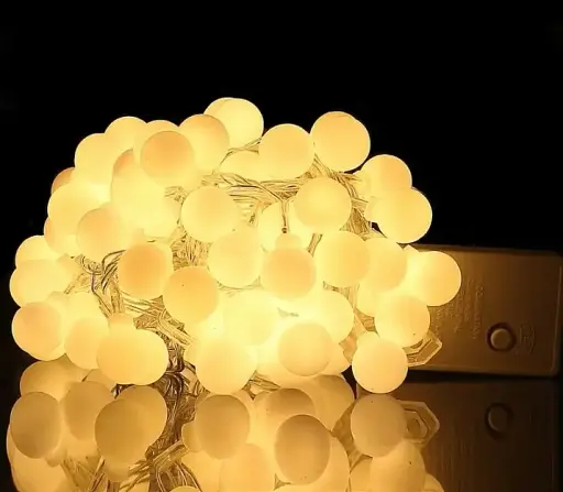 Гирлянда Матовые шарики от 100 батареек