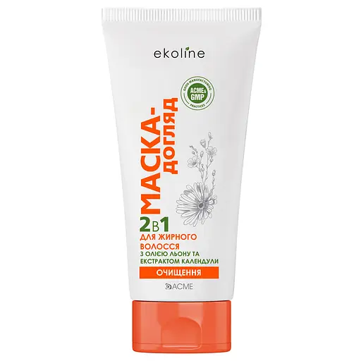 Маска-уход 2в1 Acme EkoLine для жирных волос 200 мл - фото 1