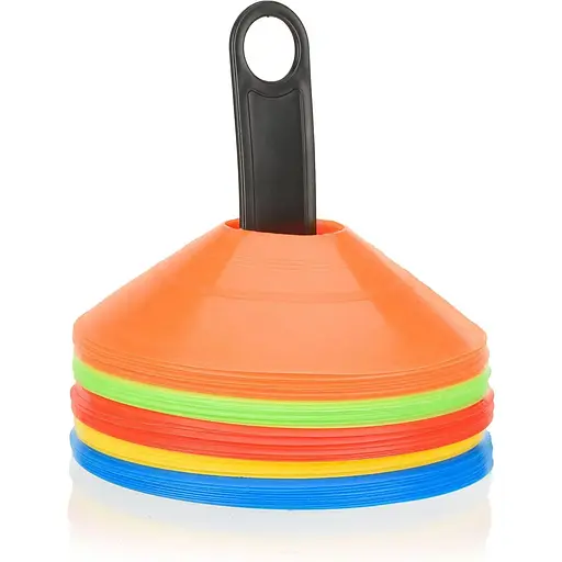 Набір фішок для тренувань Gymtek 18смx5см / 50шт різнокольорові