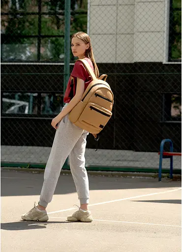 Рюкзак Sambag Zard 0KTn бежевый 46 x 28 x 13 см (25058026) - фото 2