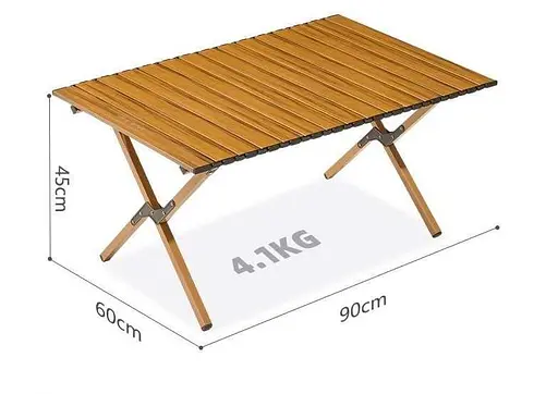 Преміум набір розкладних туристичних меблів стіл для пікніка 90 см з стільцями 2 шт. Kermit - фото 4