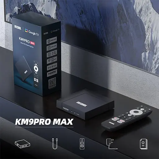 Смарт ТВ приставка Mecool KM9 PRO MAX NETFLIX 2/32 Гб Google TV 12 Smart Box - фото 4