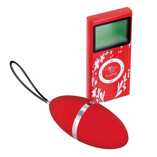 Віброяйце Secret Intime Plaisirs Secrets 7.9 см (червоний) - фото 8