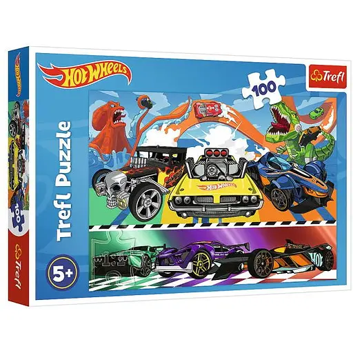 Пазл Trefl Скоростные авто Hot Wheels 100 эл. (16466)