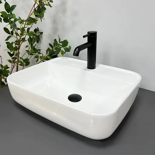 Умивальник VBI Ragusa white накладний VBI-014500, Білий - фото 2