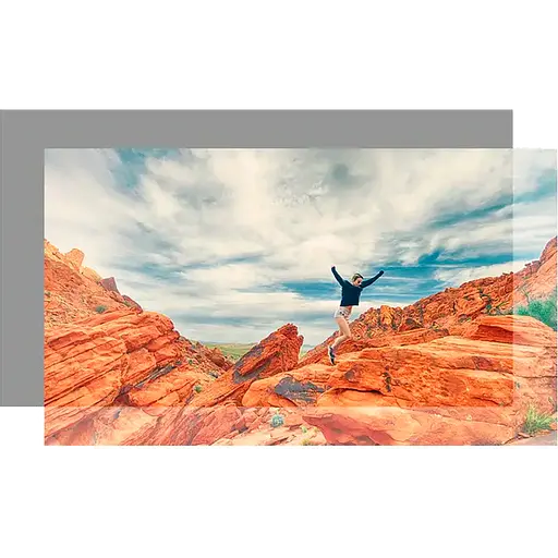 Світловідбиваюча тканина для екрану TouYinger 100" [75351]