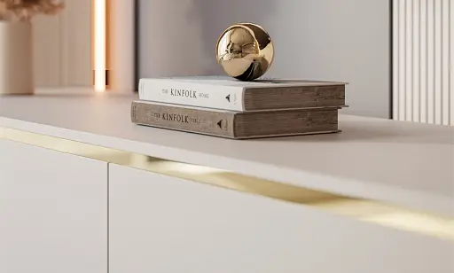 Тумба ТВ підвісна Аврора 2ш кашемір - фото 8