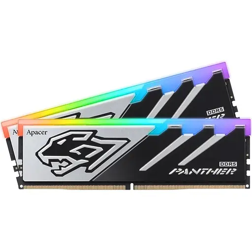 Модуль пам'яті DDR5 Apacer Panther RGB 2x16GB 6000MHz (AH5U32G60C6229BAA-2) [148609]