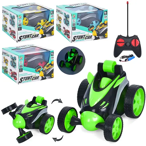 Машина на радіокеруванні, перевертиш, світло, 16x11.5x12 см, QF999-3D - фото 6