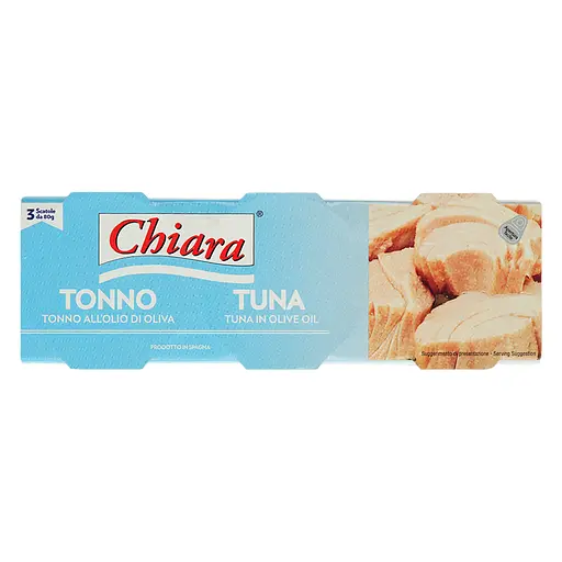 Тунець Сhiara в оливковій олії 240 г ( 3 шт. х 80 г)