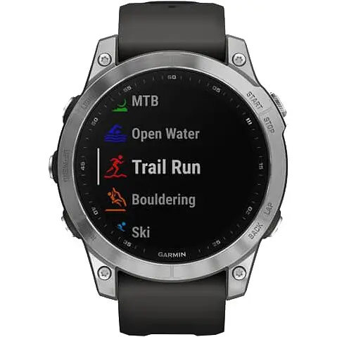 Смарт-годинник Garmin Fenix 7 Silver with Graphite Band (010-02540-00/01) - фото 10