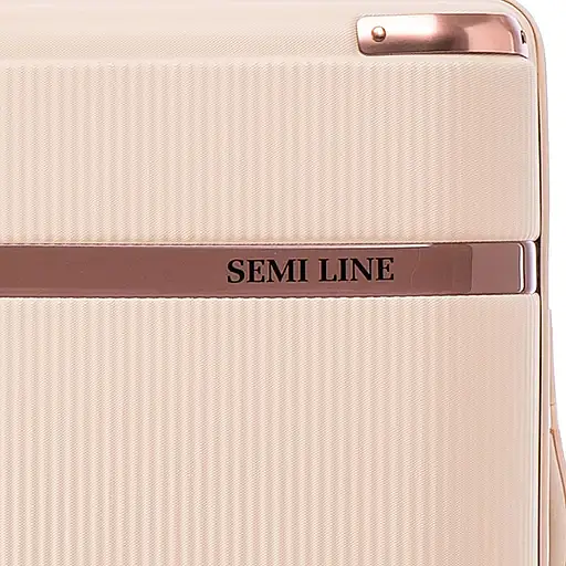 Валіза Semi Line 24" M Ecru (T5669-3) - фото 8