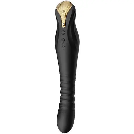 Вібратор Zalo King Vibrating Thruster 30.2 см чорний
