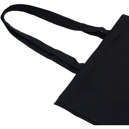 Сумка з дном Rosa Talent 38х35х7 см ручка 70 см чорна бавовна 200 г/м2   - фото 2