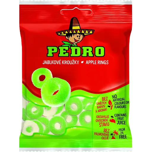 Цукерки жувальні Pedro Яблучні кільця 80 г (907545) - фото 1