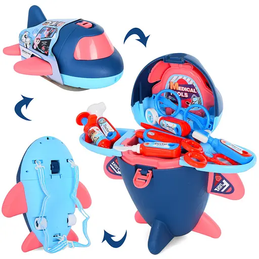 Ігровий набір Лікар Bambi L666-58 валіза-літак - фото 1