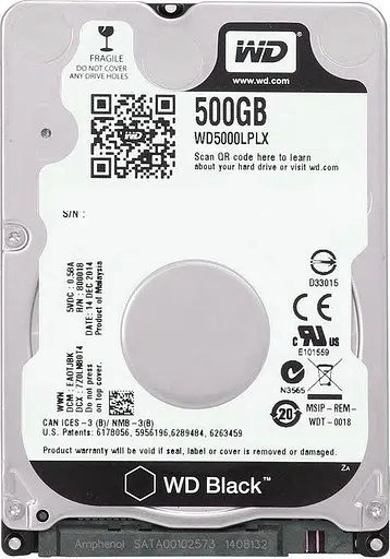 Жесткий диск 2.5 WD 500Gb WD5000LPLX Б/У - фото 3