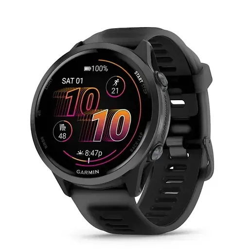 Смарт-часы Garmin Forerunner 570 47mm Slate Gray with Black/Translucent Black Silicone with Slate Buckle (010-02971-40)