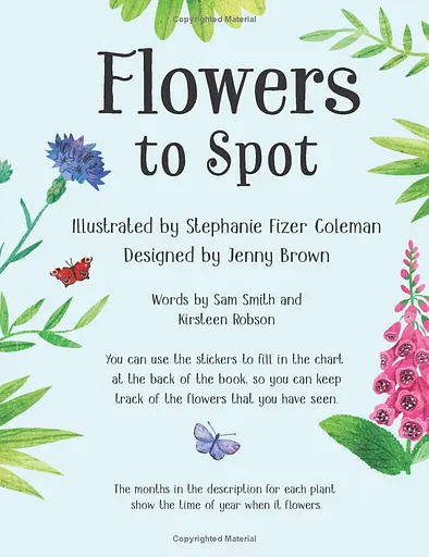 Flowers to Spot. Usborne Minis