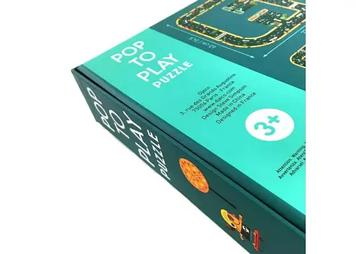 Настольная игра Djeco Пазл Автотраcса, 21 эл. (гигант) (Pop to Play Puzzle: Roads) (DJ07162) - фото 4