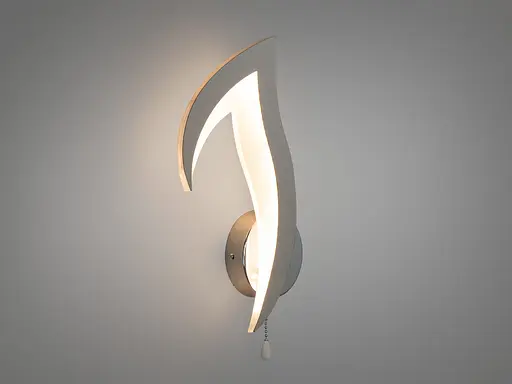 Світлодіодний світильник в дитячу кімнату, 12W, хром - фото 3