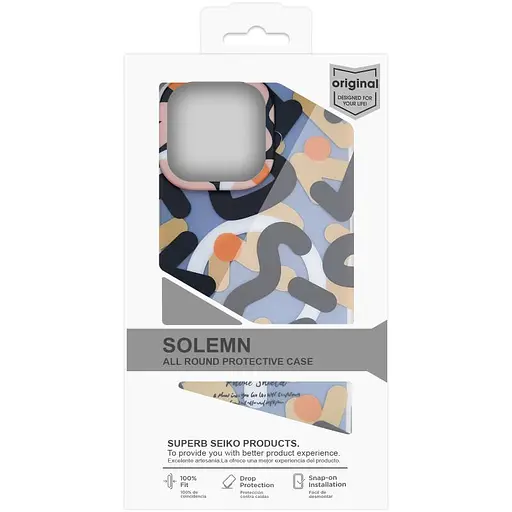 Чохол Epik TPU Pastel Chaos with MagSafe для Apple iPhone 16 Pro Max 6.9 Black - фото 2