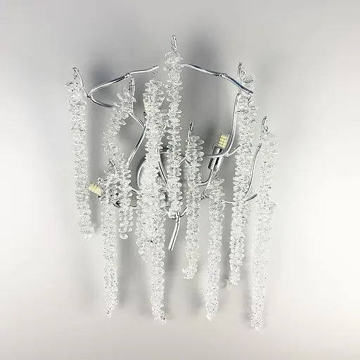 Бра в хромі з видовженими підвісами Line F W 101B/4 CH - фото 1