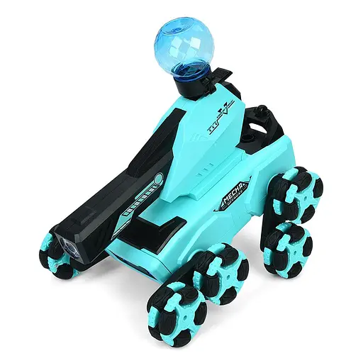 Танк 112438 трюковий, р/к 2.4G, 27см, стріляє водяними кулями, звук, світло, пара, роликові колеса, акумулятор - фото 5