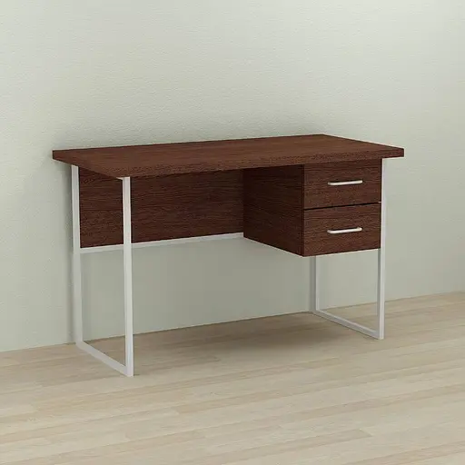 Компьютерный стол Ferrum-decor Таккота 75x100x70 белый ДСП Венге 32мм (FRD-102115)