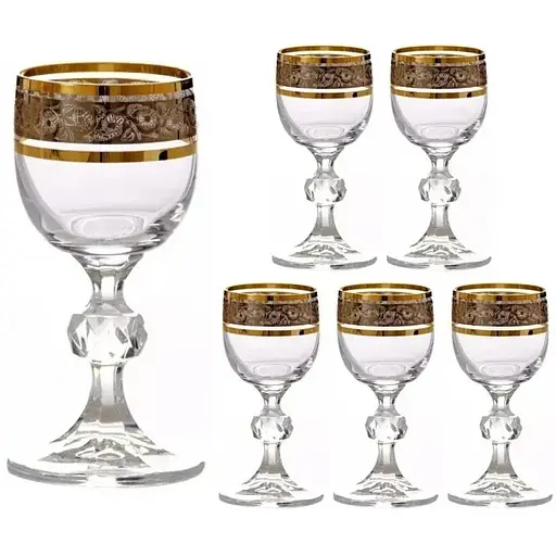 Набір чарок для лікеру Lora Ніка 50 мл 6 шт. NGC153SETLIQ-D