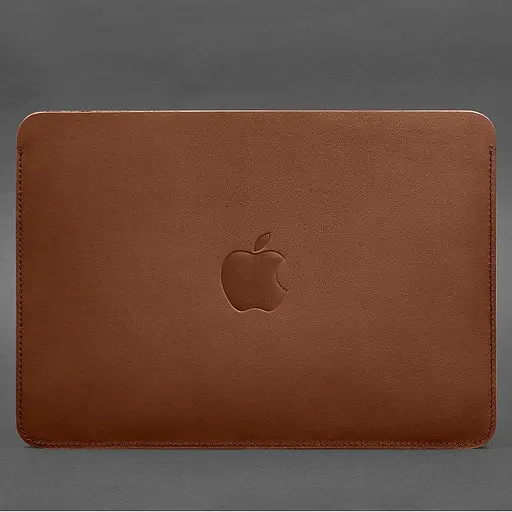 Кожаный чехол BlankNote для MacBook Air 15-inch (2023) Светло-коричневый - фото 5