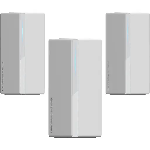 Маршрутизатори бездротові - система з 3 роутерів Xiaomi Mesh System AX3000 NE 3pk DVB4486GL - фото 1